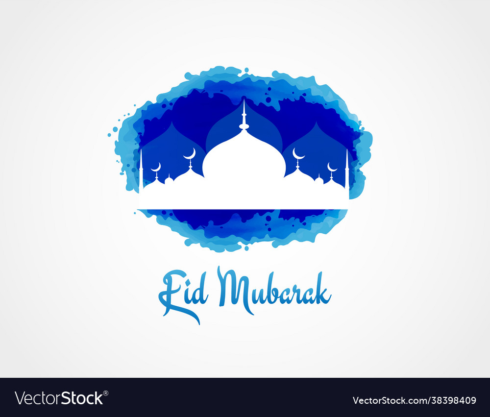 Creative and great idea ied mubarak watercolor