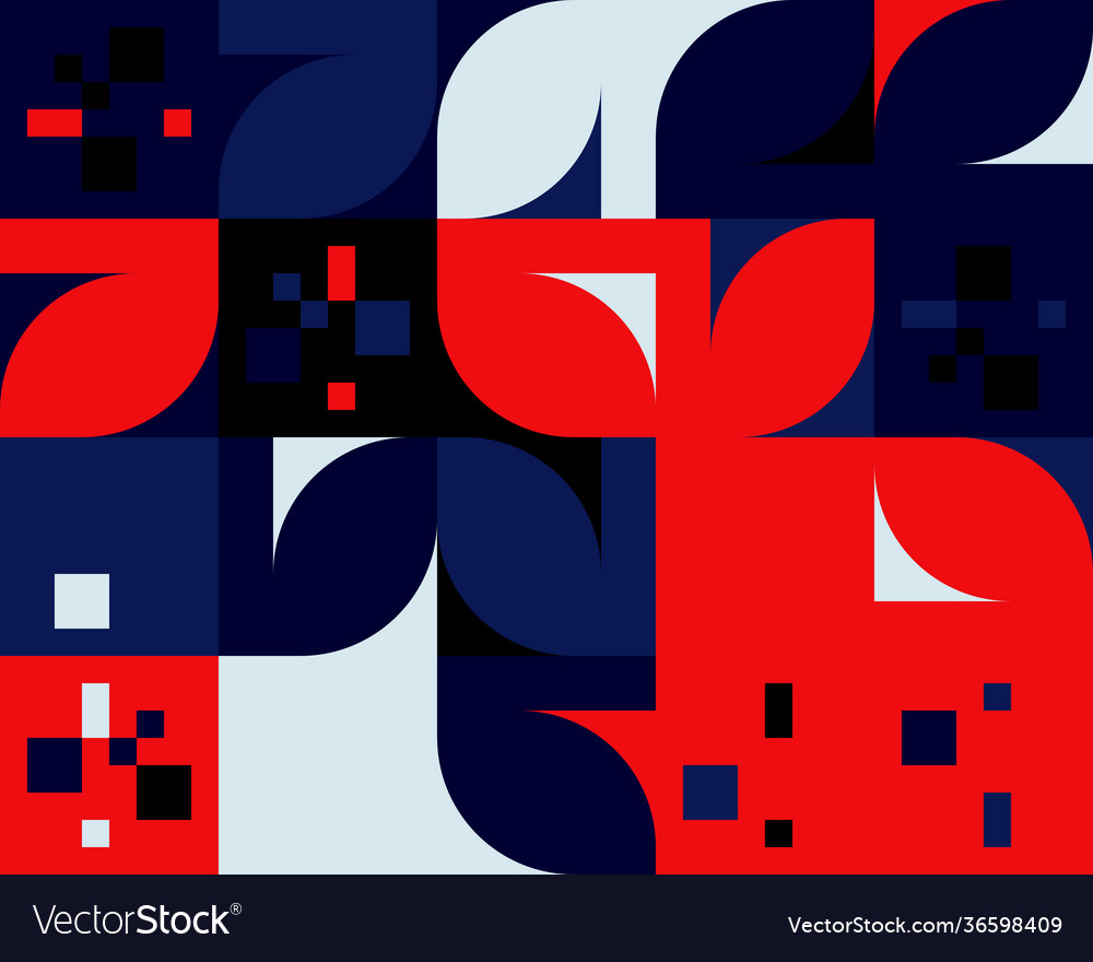 Repetitive abstract pattern design vector image Repetitive abstract pattern design
