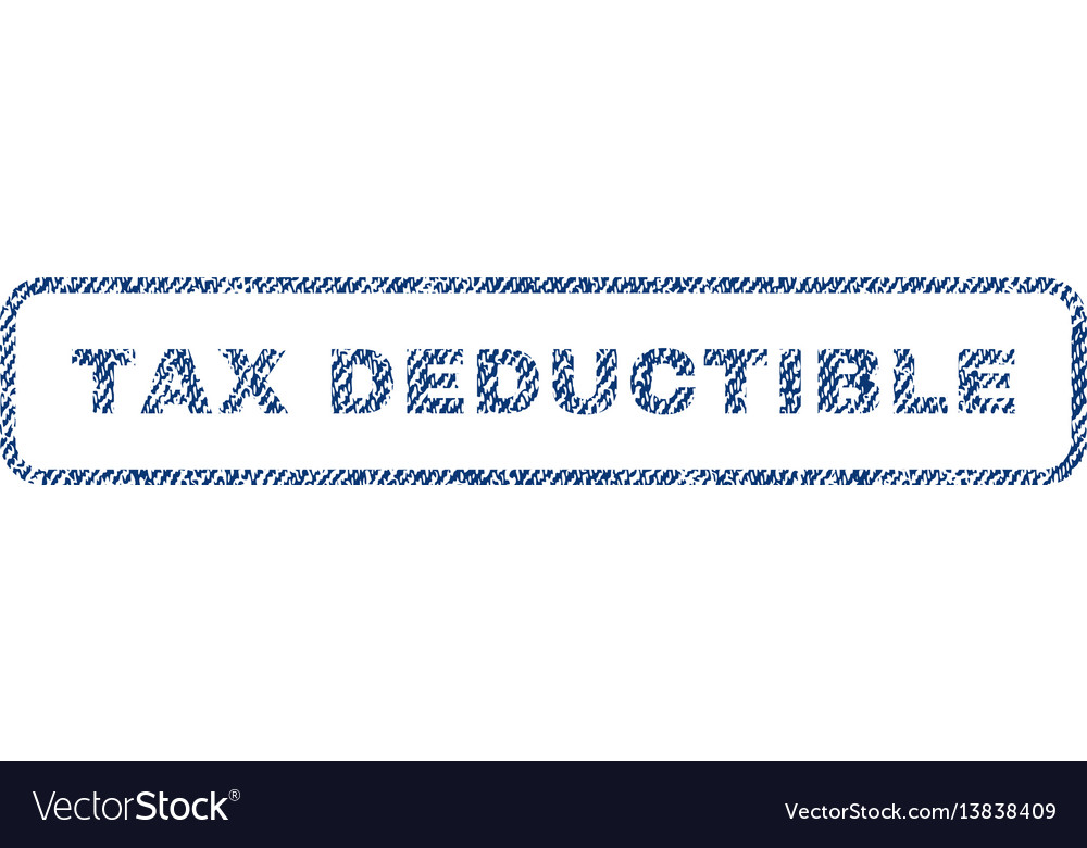 Tax deductible textile stamp