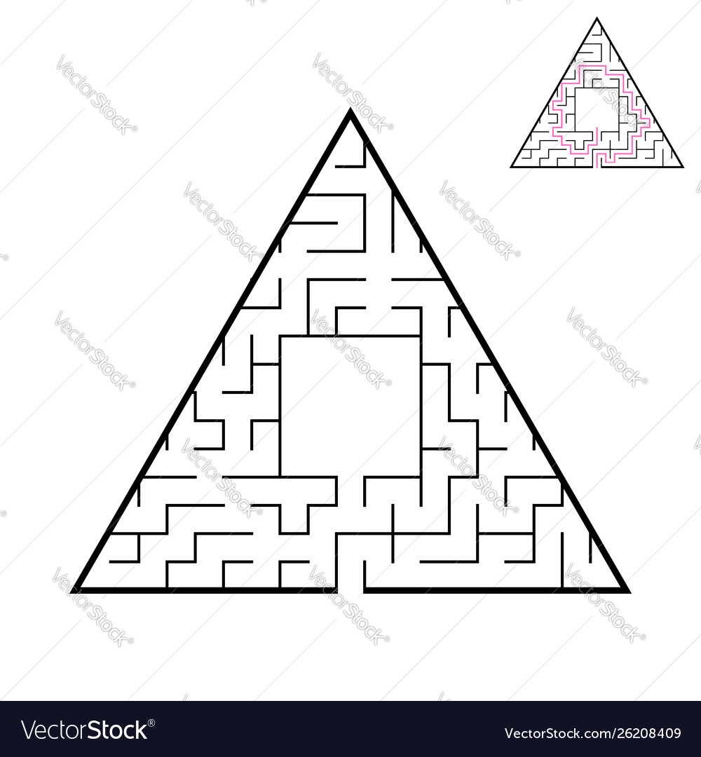 Triangular labyrinth an interesting and useful