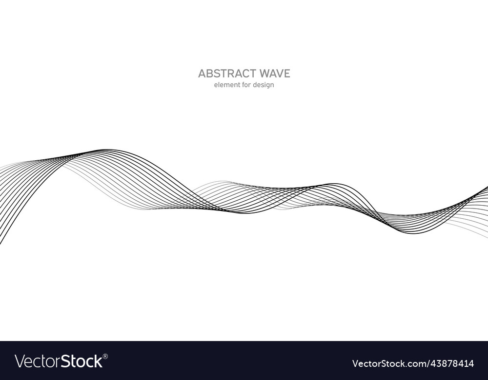Abstract wave element for design digital vector image Abstract wave element for design digital