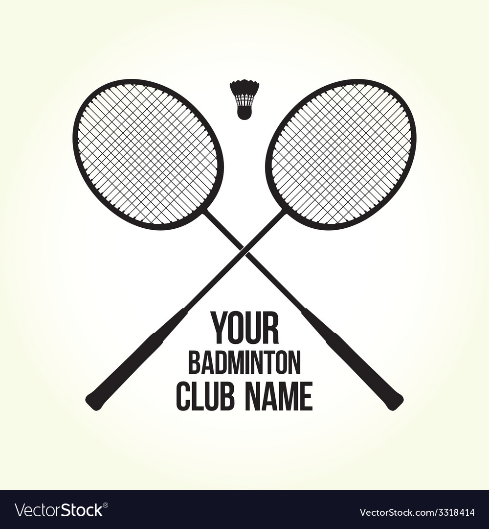 badminton racket logo