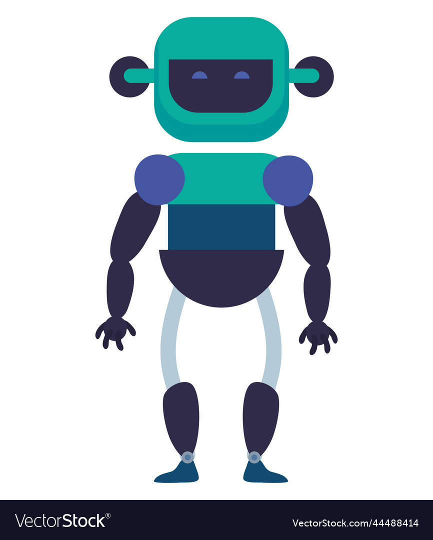 Classic ai robot futuristic