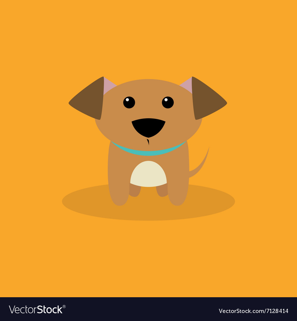 Cute cartoon dog