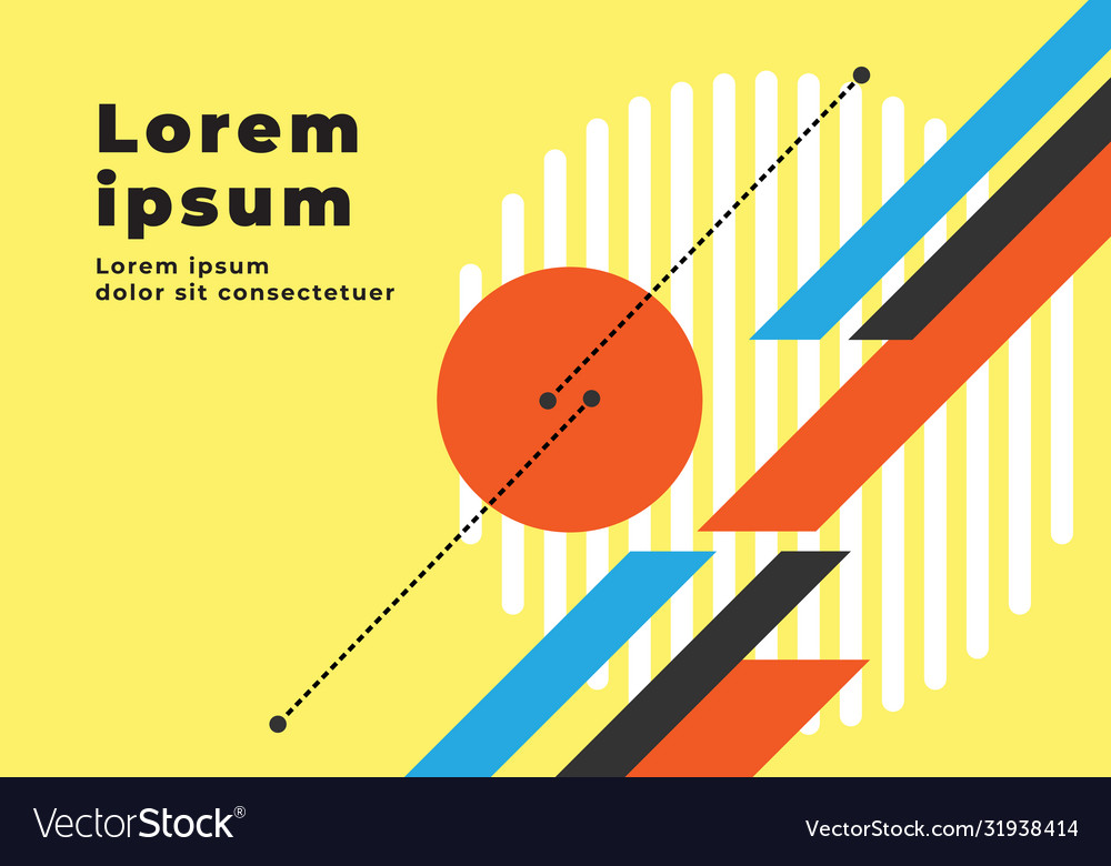 Geometric abstract background