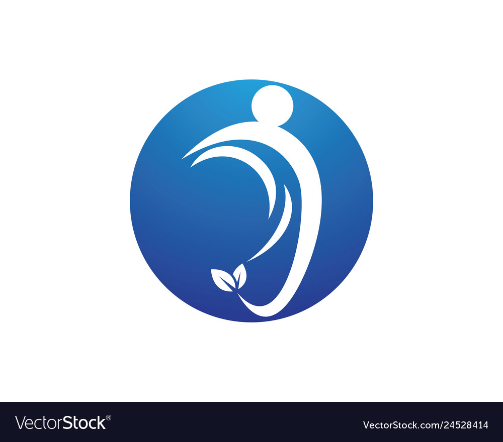 Hearing logo template icon Royalty Free Vector Image