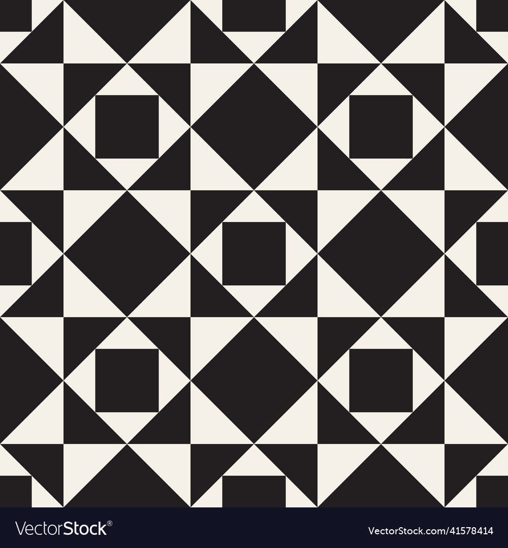Seamless pattern repeating geometric elements vector image Seamless pattern repeating geometric elements