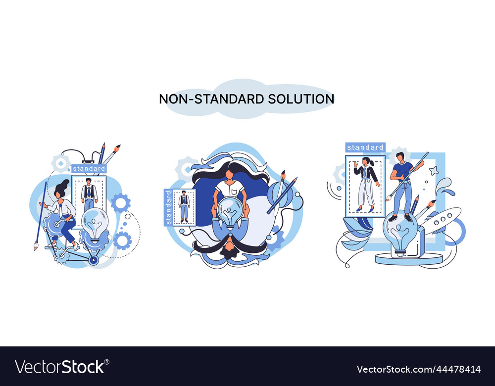 Solution solving problem metaphor answer vector image Solution solving problem metaphor answer