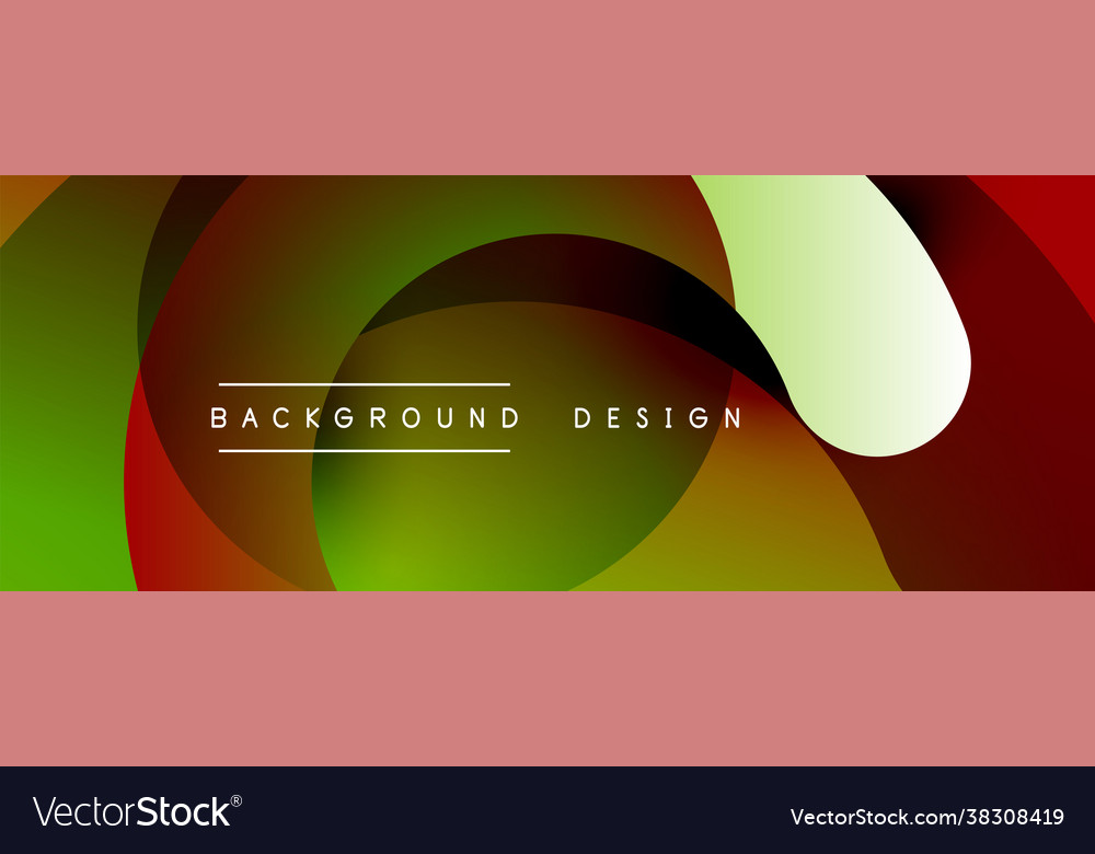 Abstract overlapping lines and circles geometric
