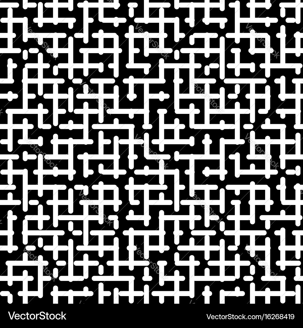 Seamless pattern labyrinth maze Royalty Free Vector Image