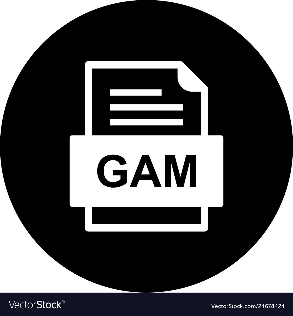 Gam file document icon