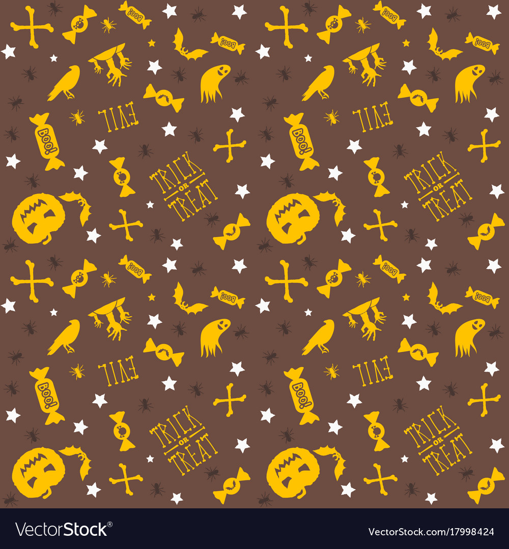 Halloween Seamless Pattern