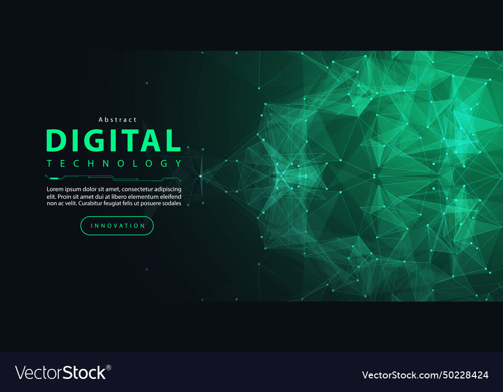 Technology digital futuristic internet network ai Vector Image