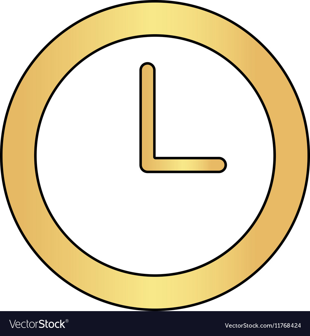 Time clock computer symbol