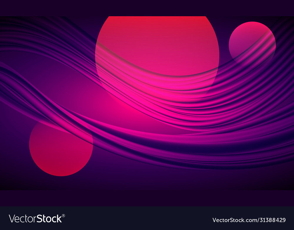 3d circle objects and bright flow wave vector image 3d circle objects and bright flow wave