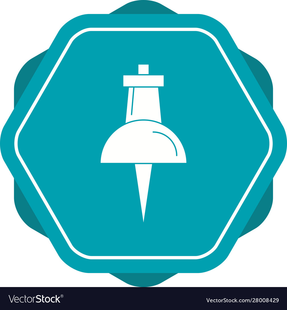 Beautiful pointer glyph icon
