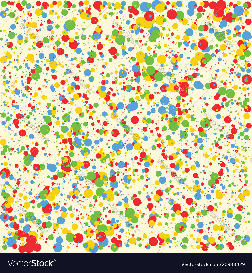 Colorful Abstract Scatter Pattern