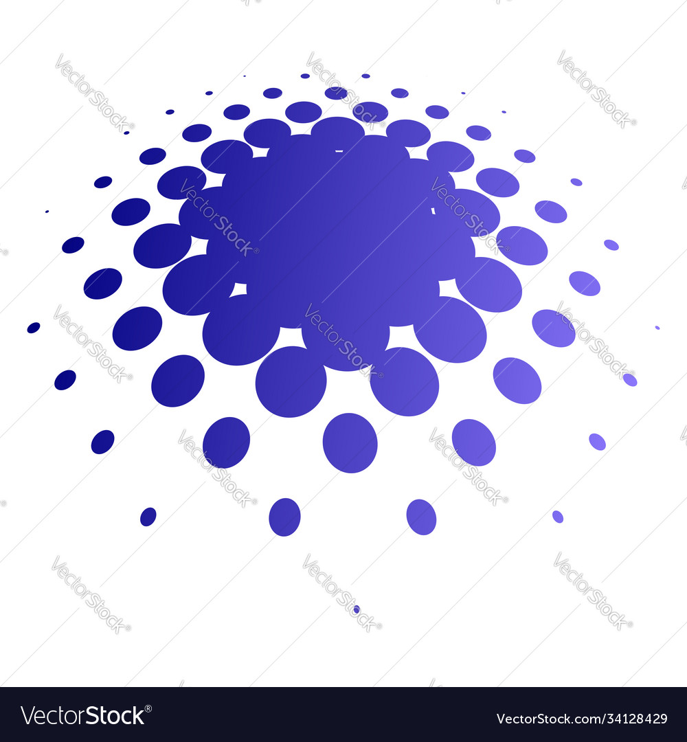 Colorful halftone pattern texture in 3d Vector Image Colorful halftone pattern texture in 3d