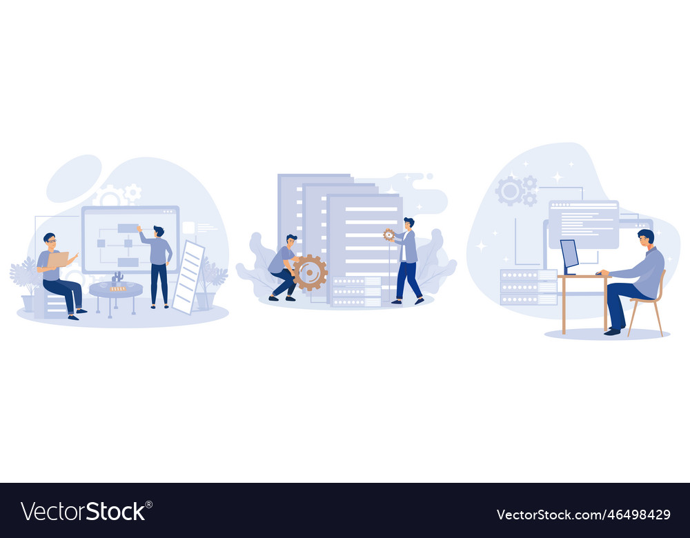 Datenbankspeicherkonzept Big Data Architektur Vector Image Datenbankspeicherkonzept Big Data Architektur