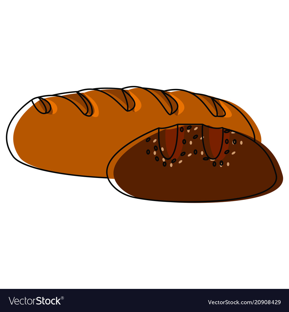 Fast food object vector image Fast food object