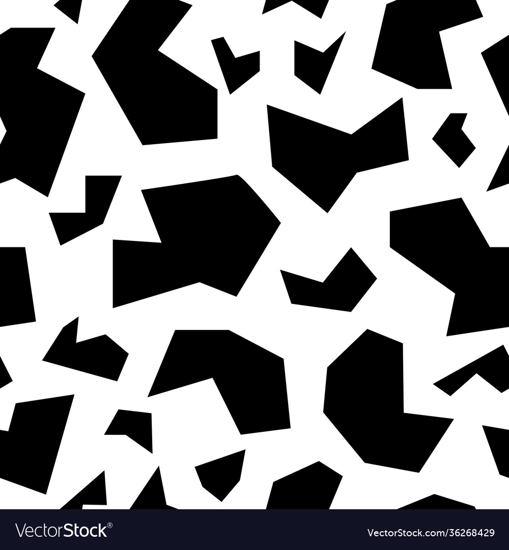 Geometric Ink Shape Pattern