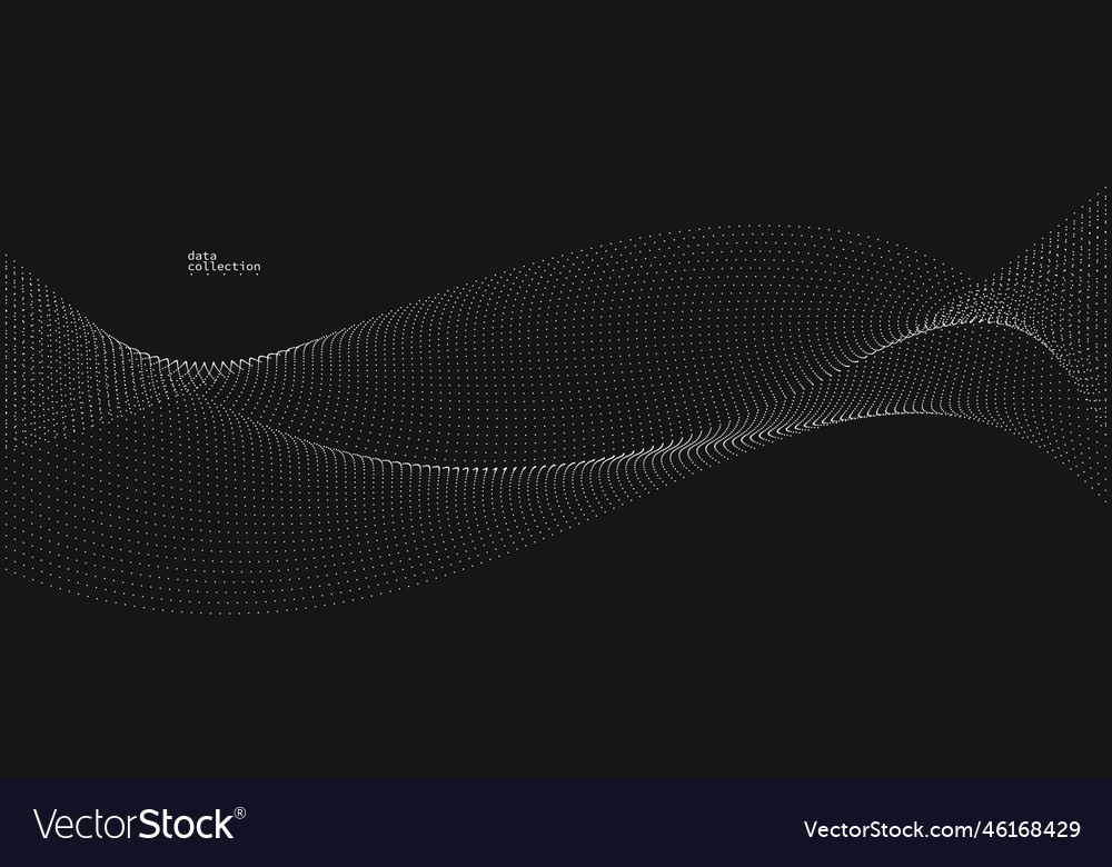 Grey dots in motion abstract background over