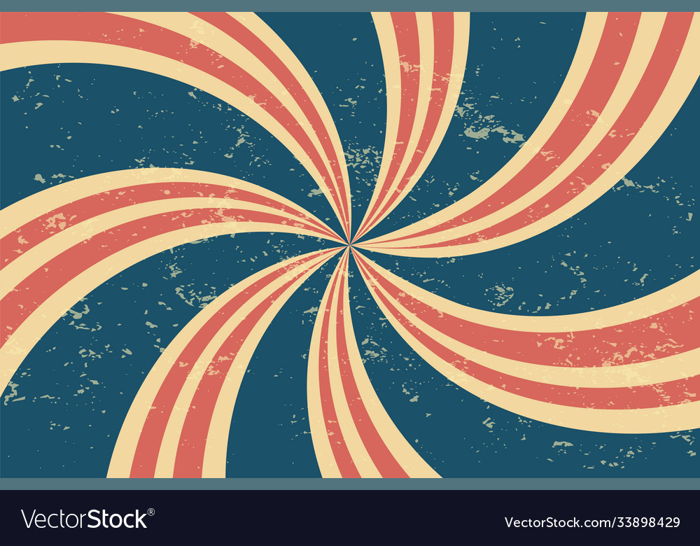 Grunge retro twirl spiral line pattern background