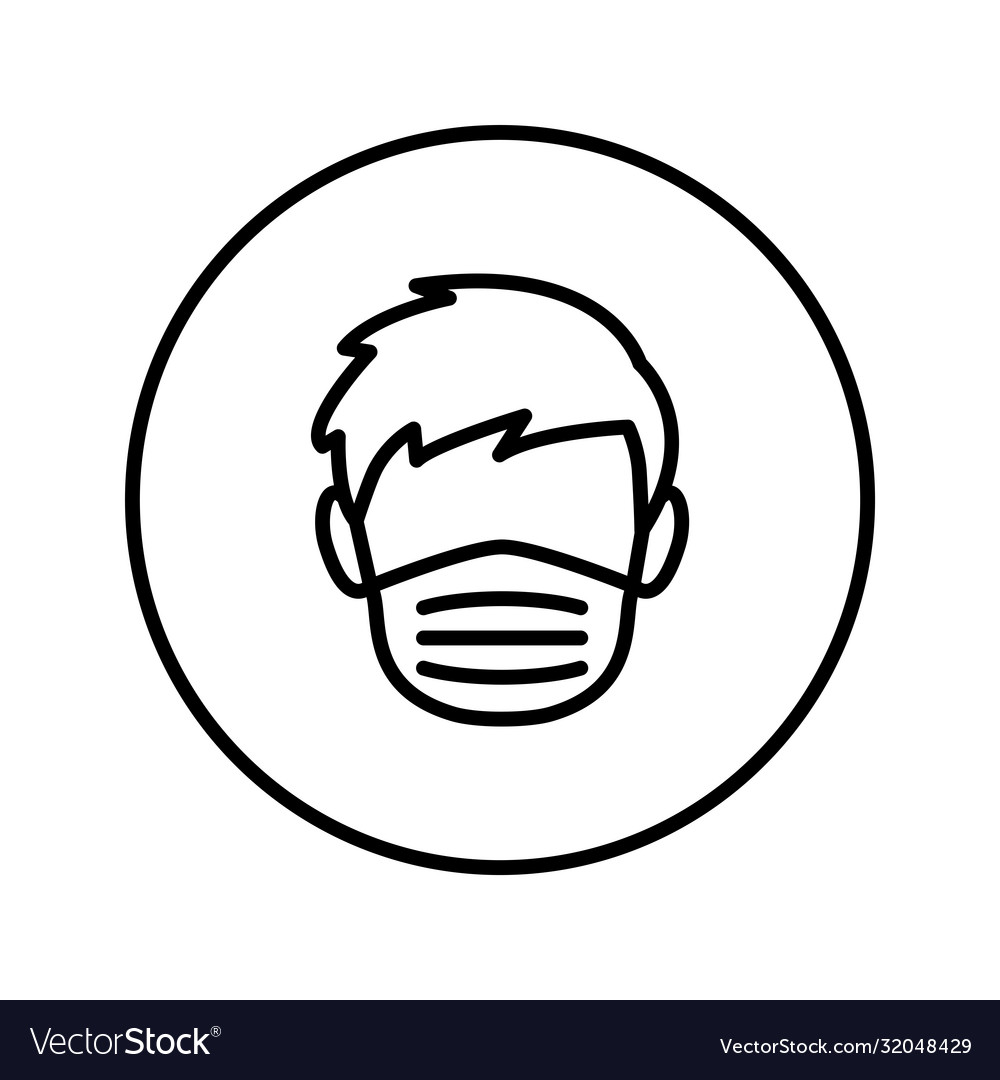 Medical Mask Face Icon