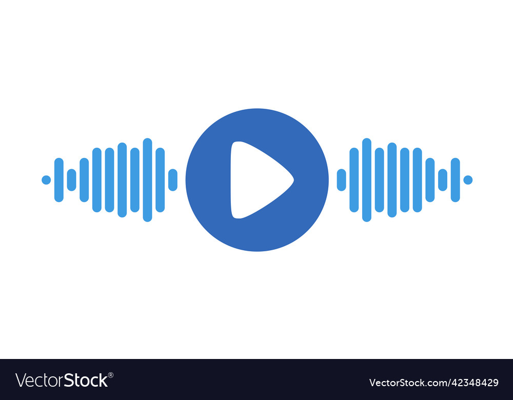 Recording of audio message template ui element vector image Recording of audio message template ui element