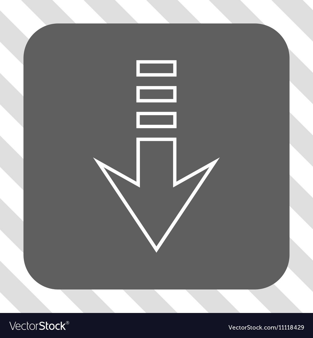 Send down rounded square button