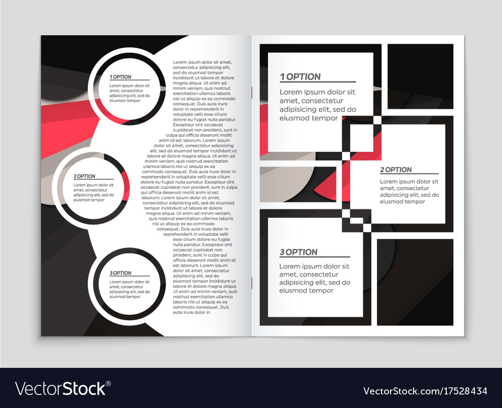 Abstract layout background set for art