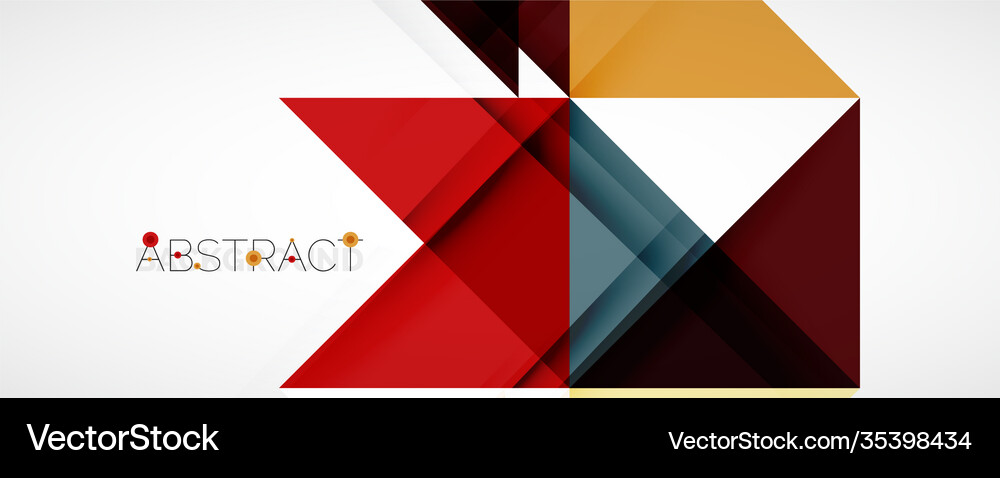 Geometric abstract background techno color Vector Image