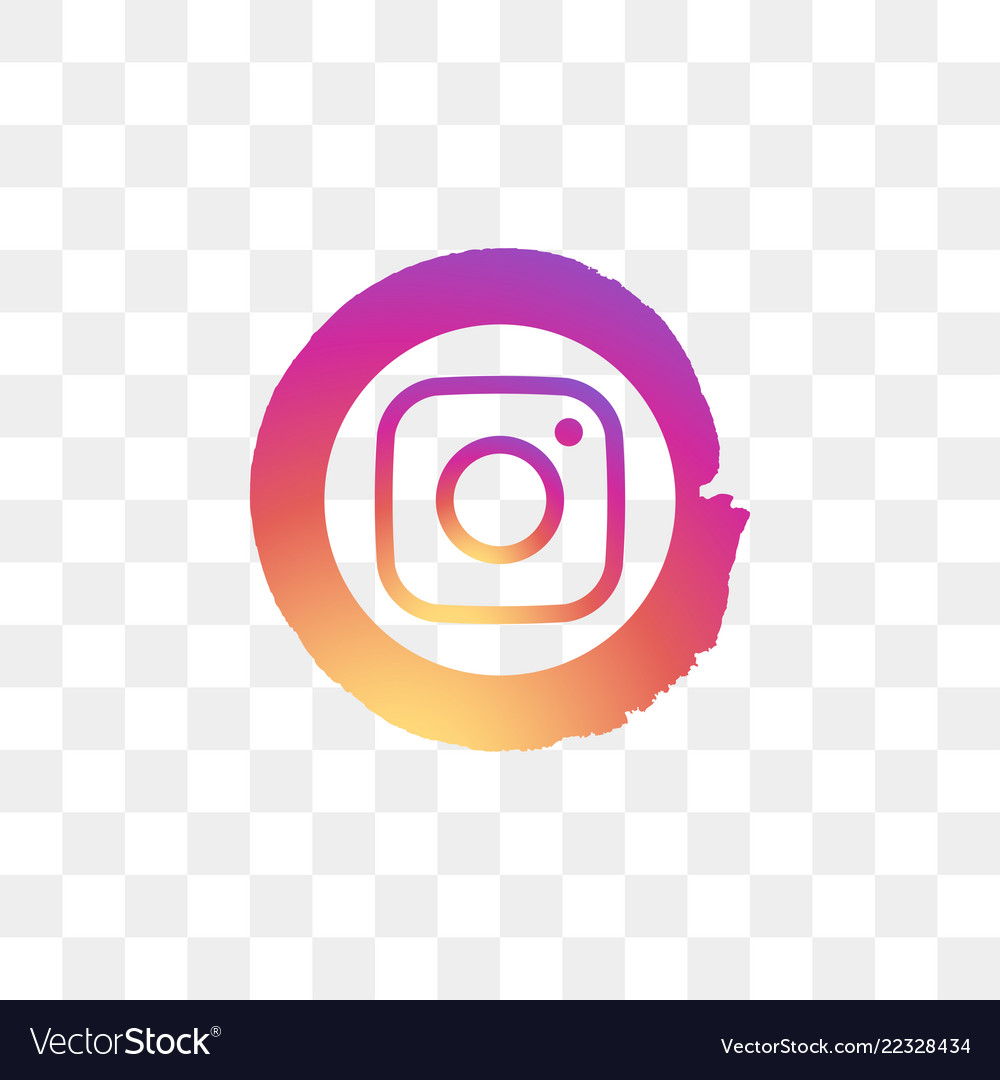 Instagram social media icon design template