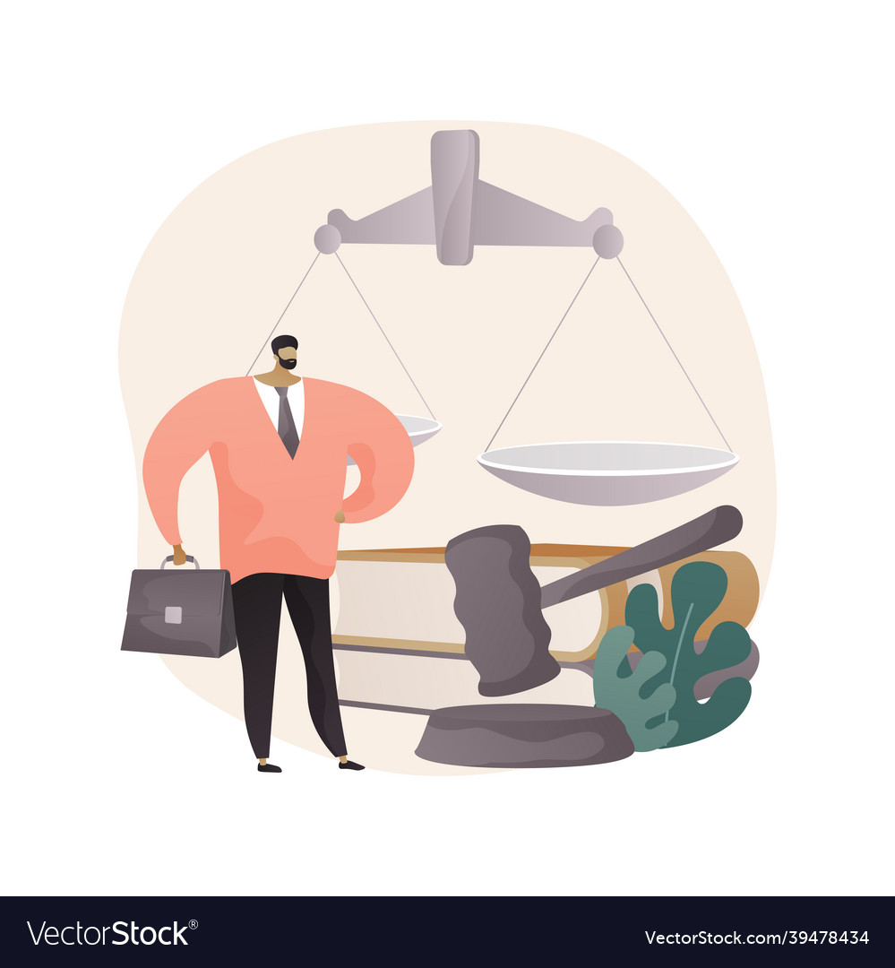 Litigation support abstract concept vector image Litigation support abstract concept