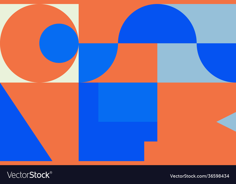 Minimal geometric pattern design Vector Image Minimal geometric pattern design