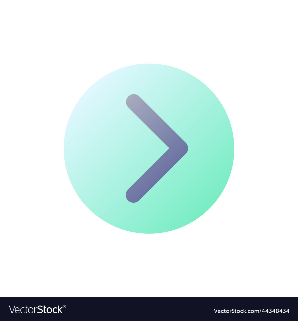 Right direction pointer pixel perfect flat vector image Right direction pointer pixel perfect flat