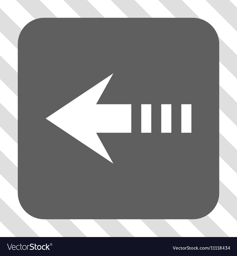 Send left rounded square button