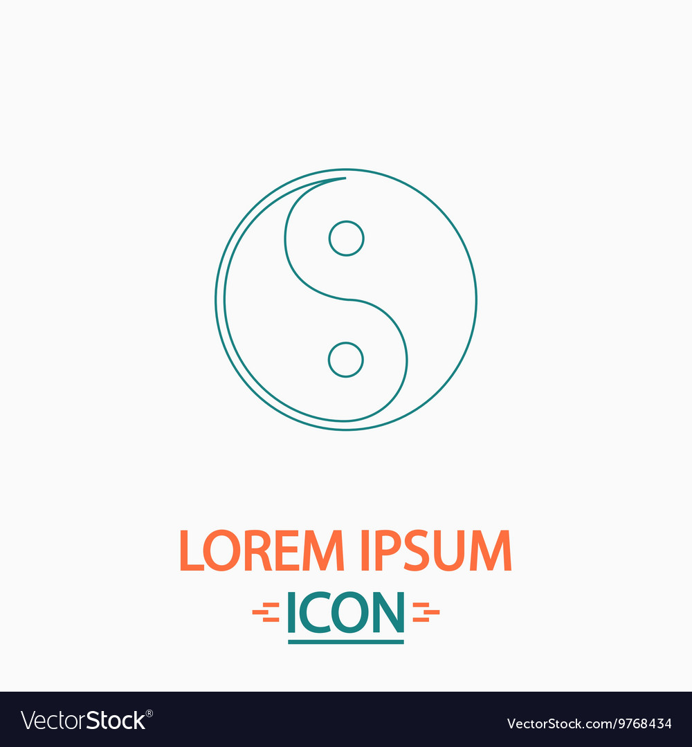 Ying-yang computer symbol