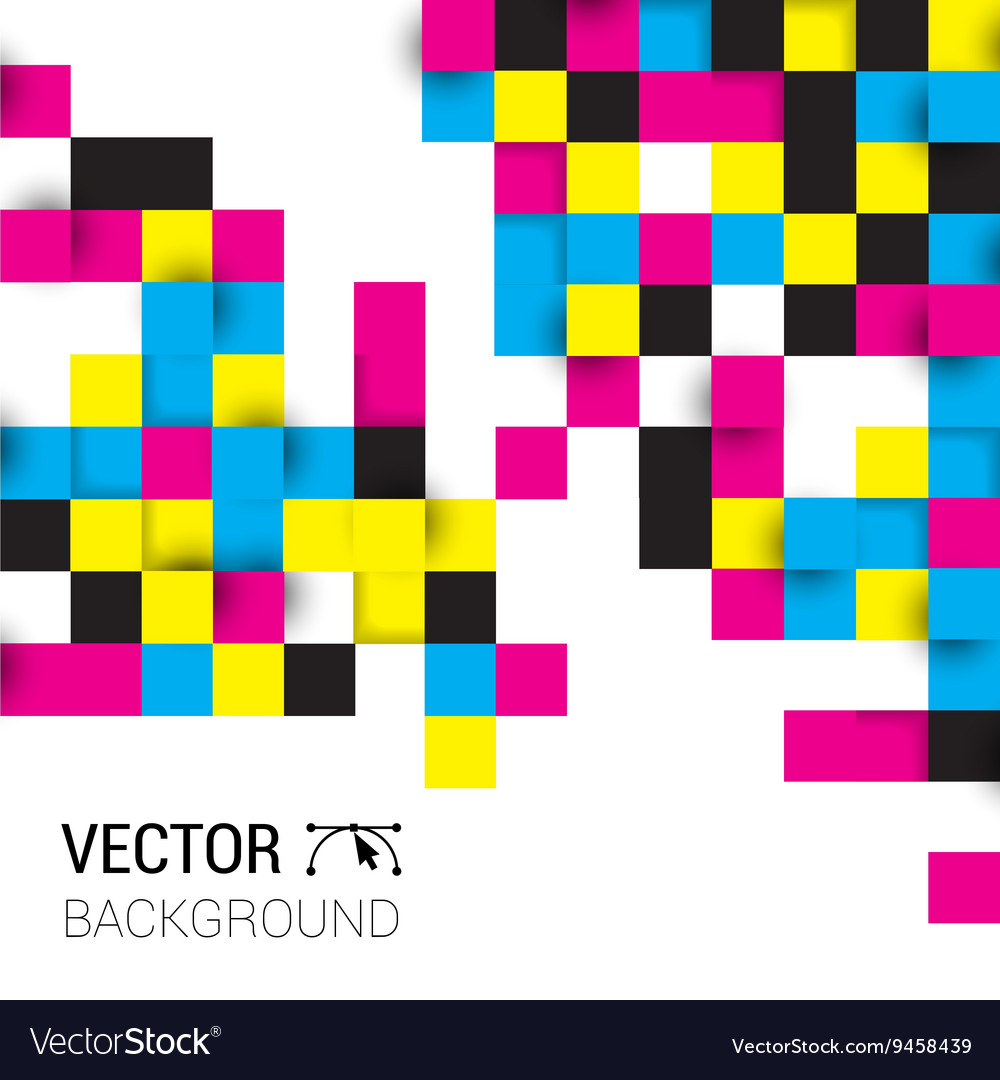 Abstract Colorful Square Background
