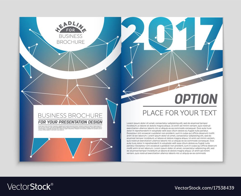 Abstract layout background set for art