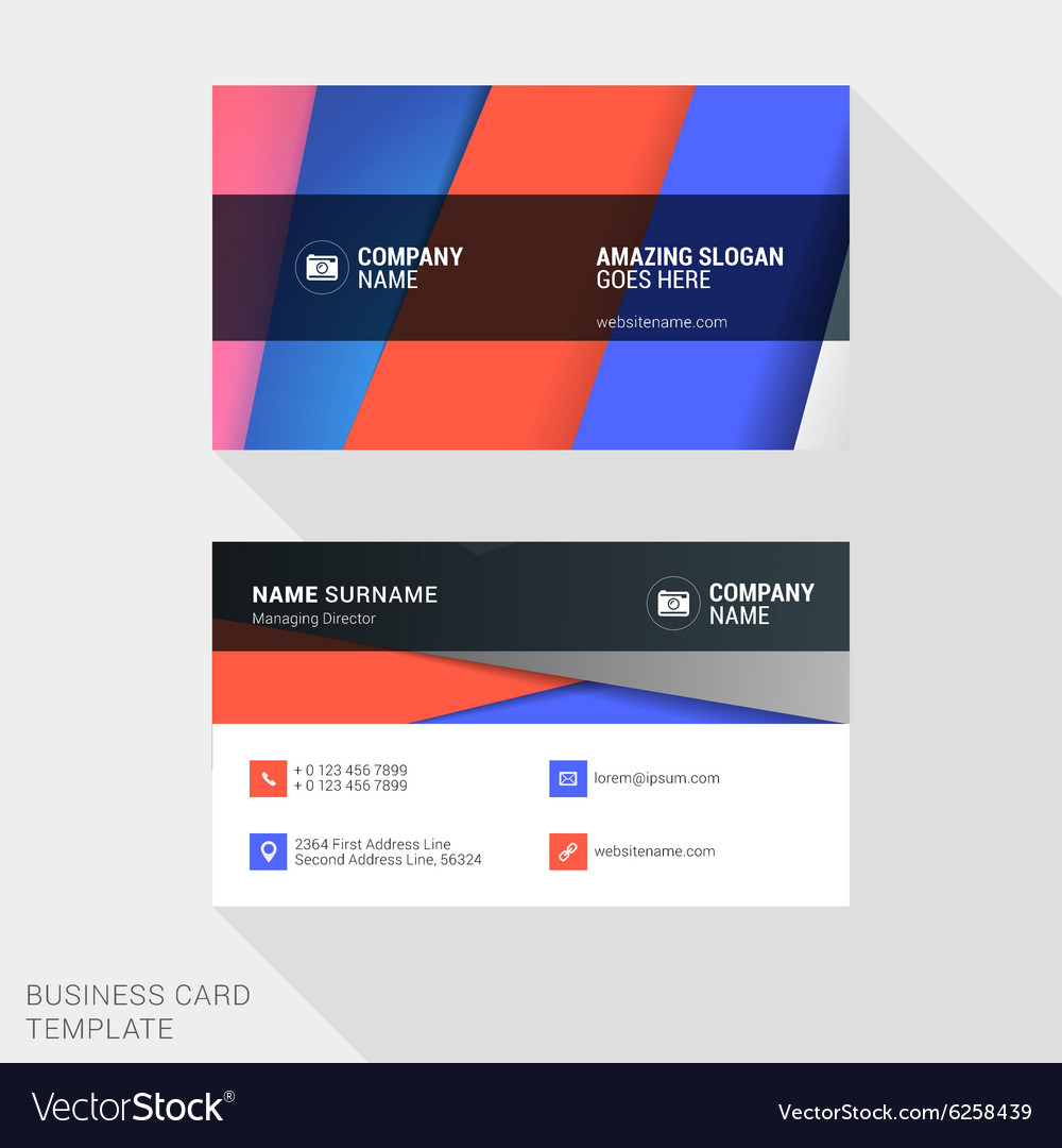 Design modern creative and clean business card