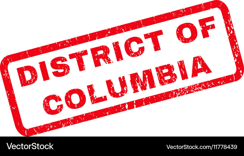 District of columbia rubber stamp Royalty Free Vector Image