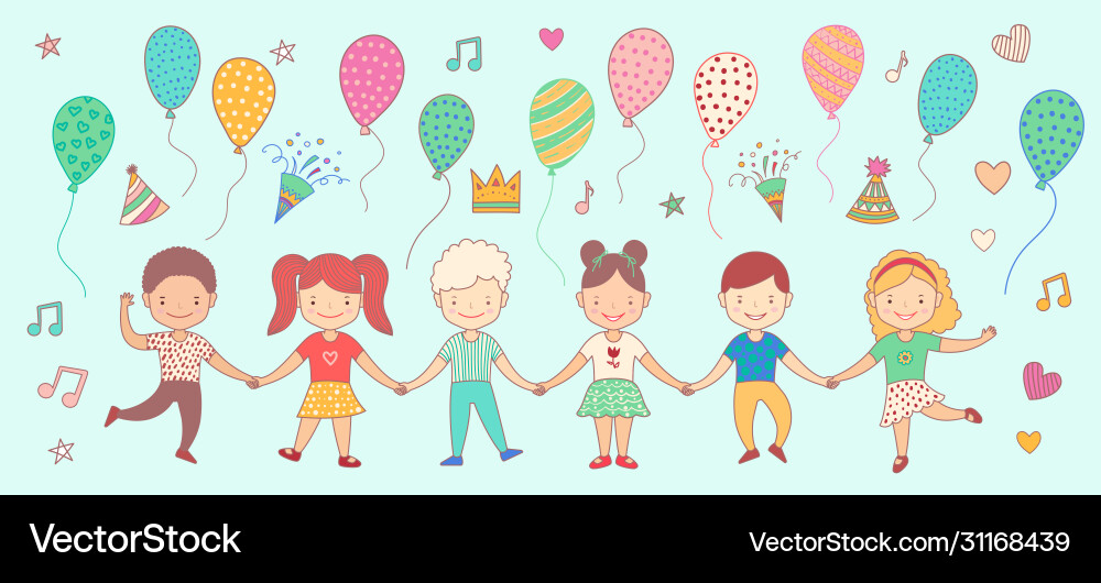 Chain Of Friendship Cartoon