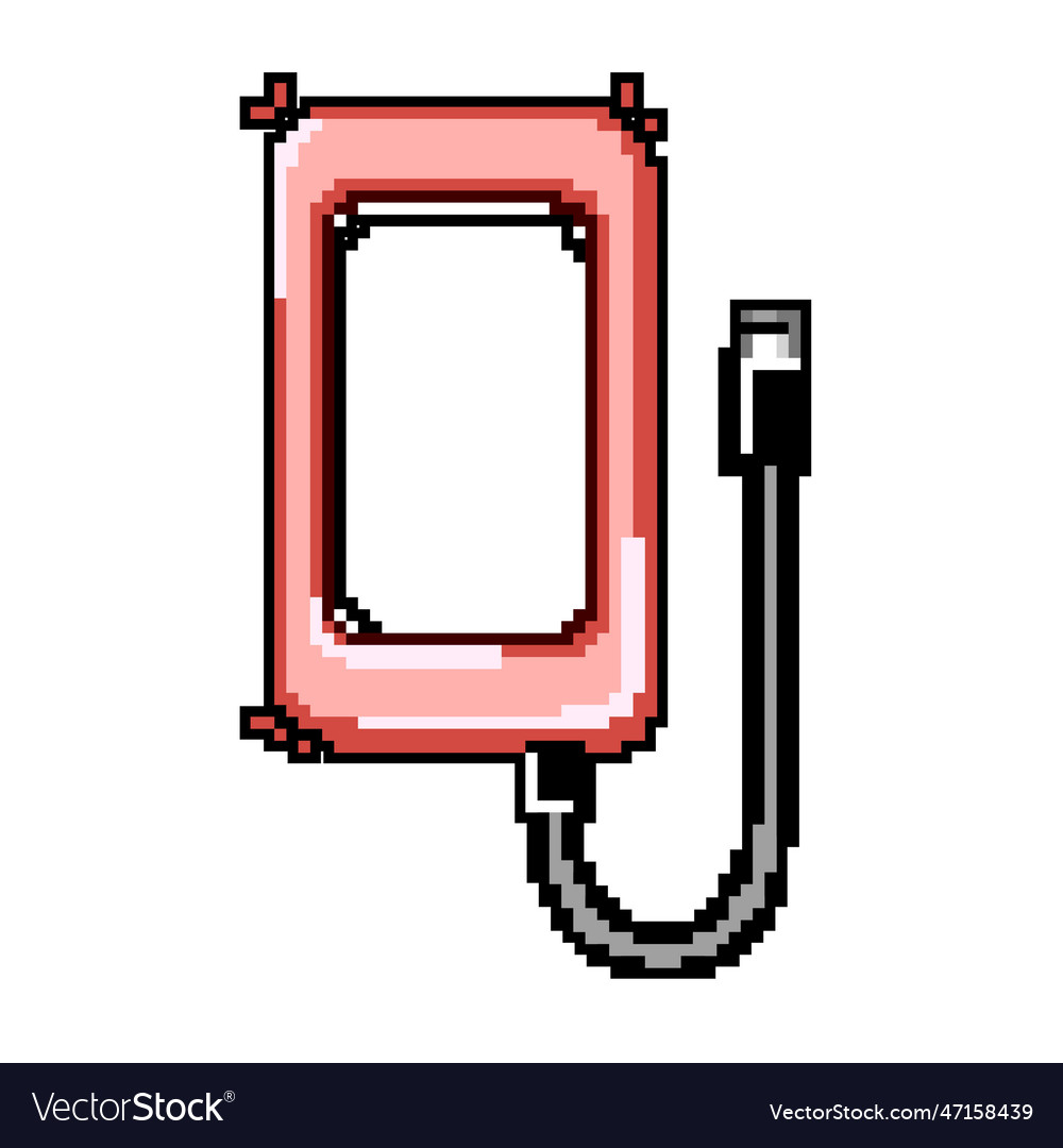 Memory hard drive game pixel art vector image Memory hard drive game pixel art