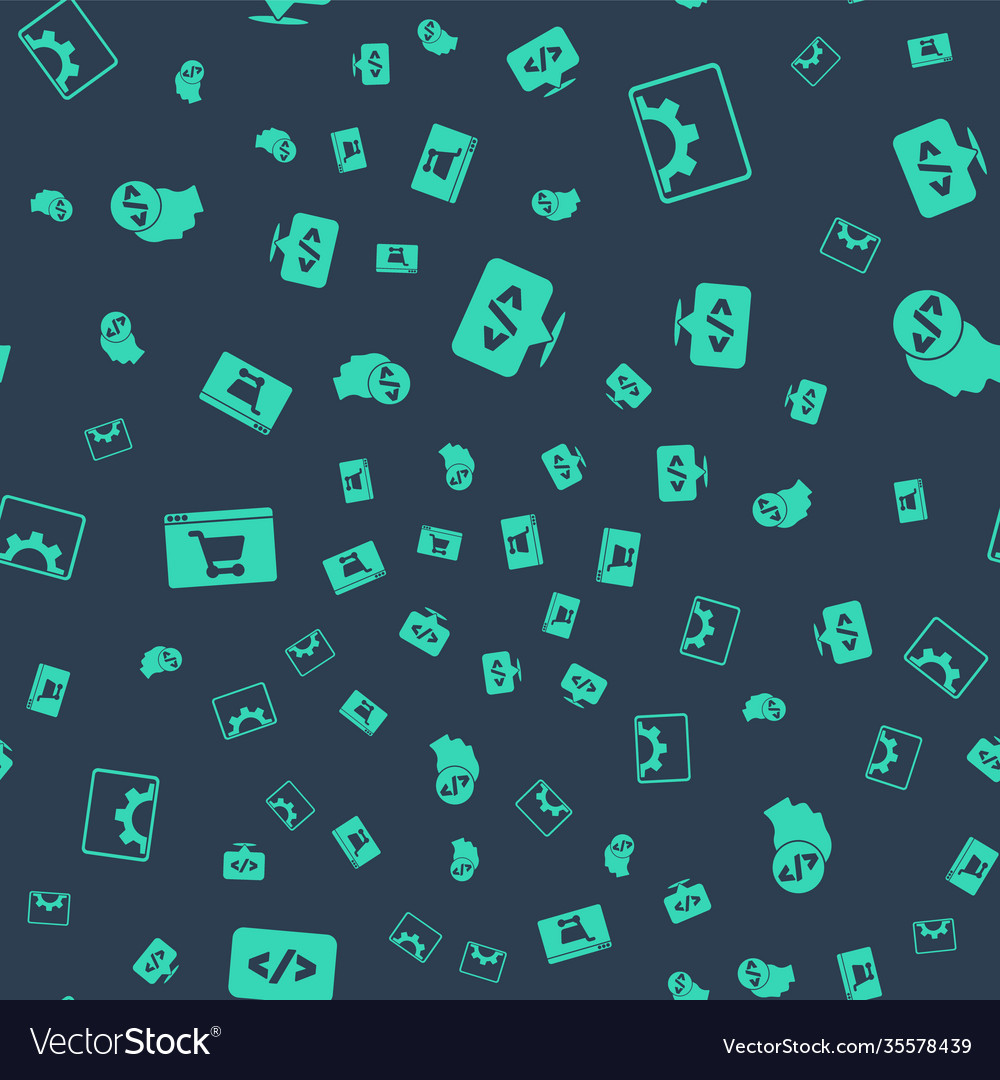 Set front end development web online shopping vector image Set front end development web online shopping