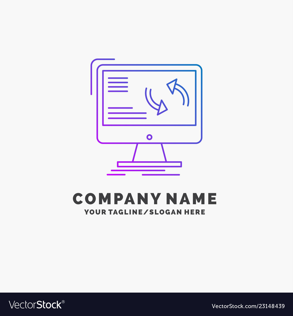 Synchronization sync information data computer vector image Synchronization sync information data computer