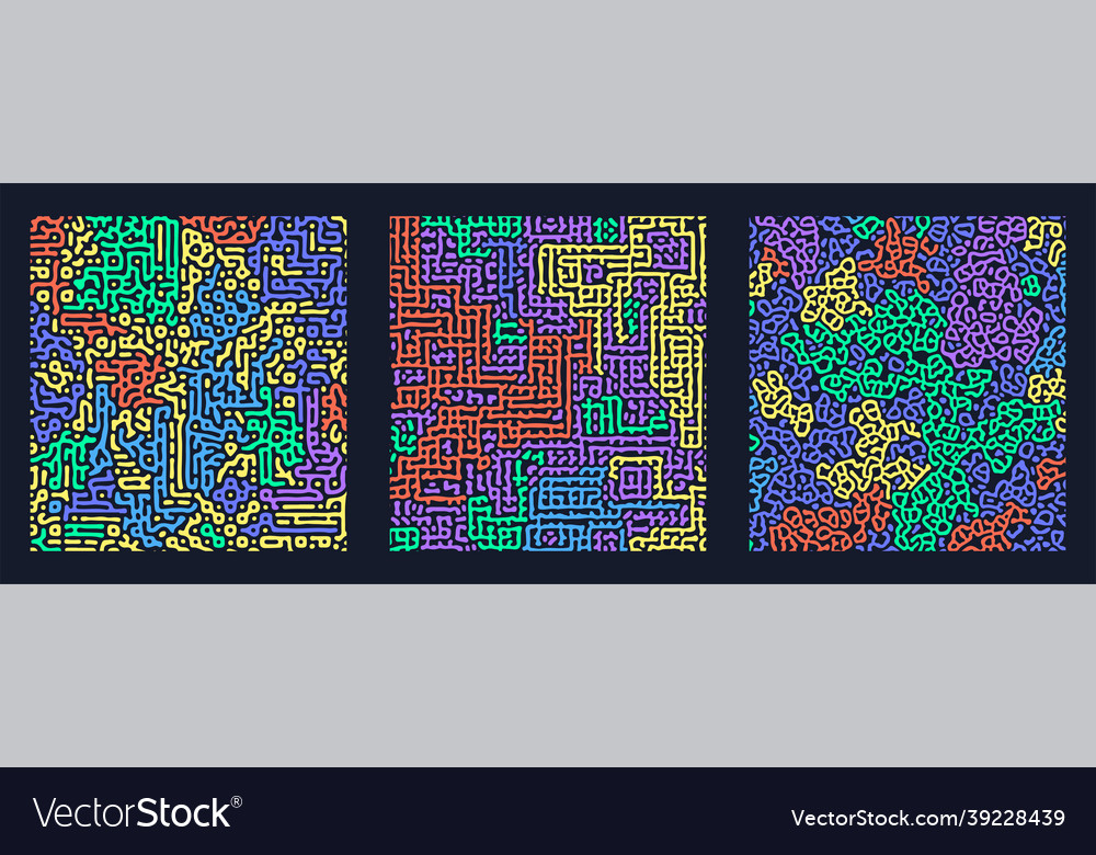 Turing pattern reaction-diffusion model chemical vector image Turing pattern reaction-diffusion model chemical