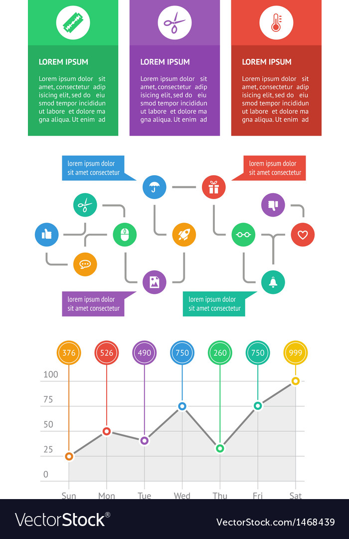 Ui infographics and web elements