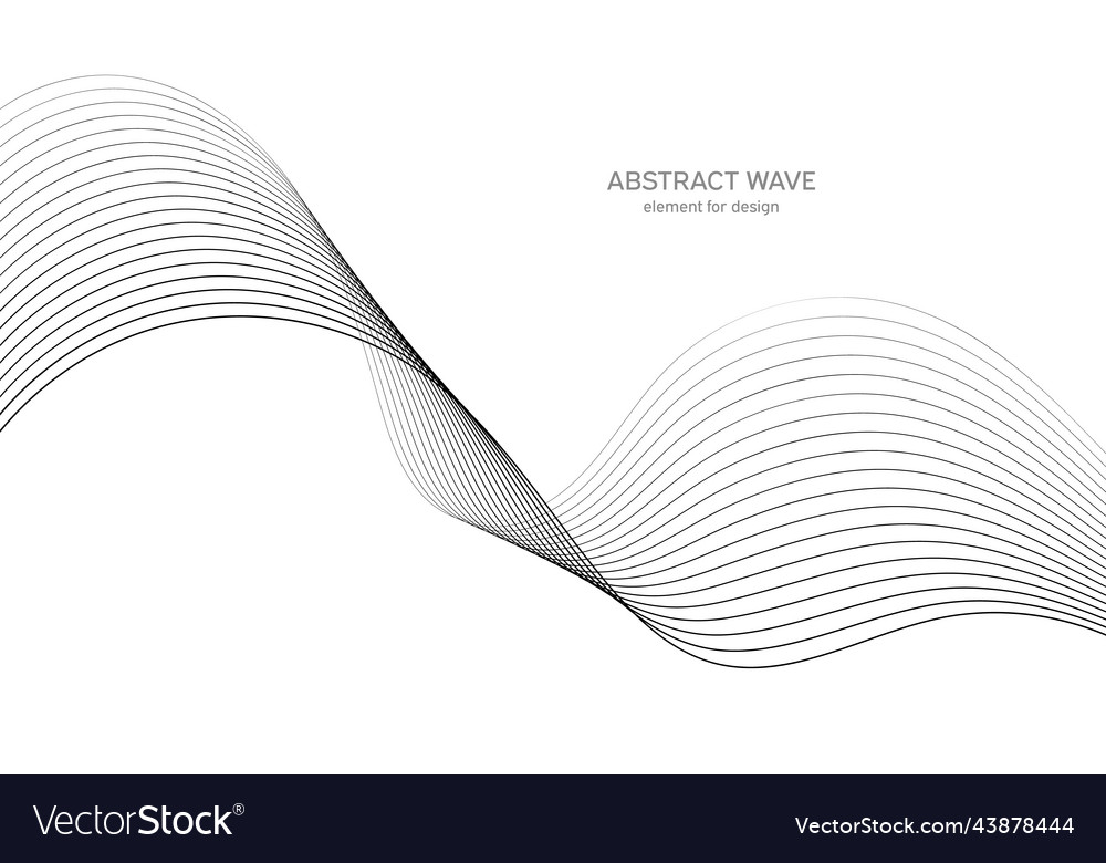 Abstract wave element for design digital vector image Abstract wave element for design digital
