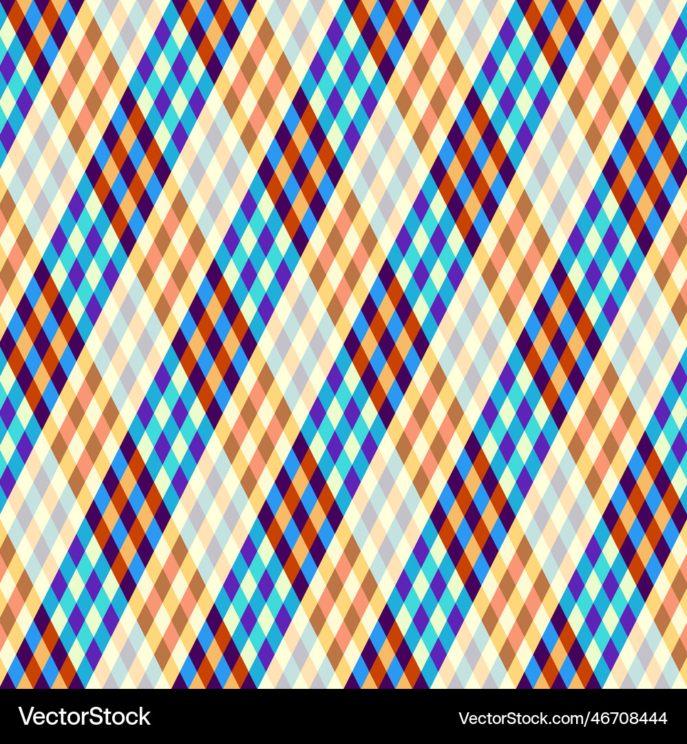 Argyle seamless pattern background Royalty Free Vector Image